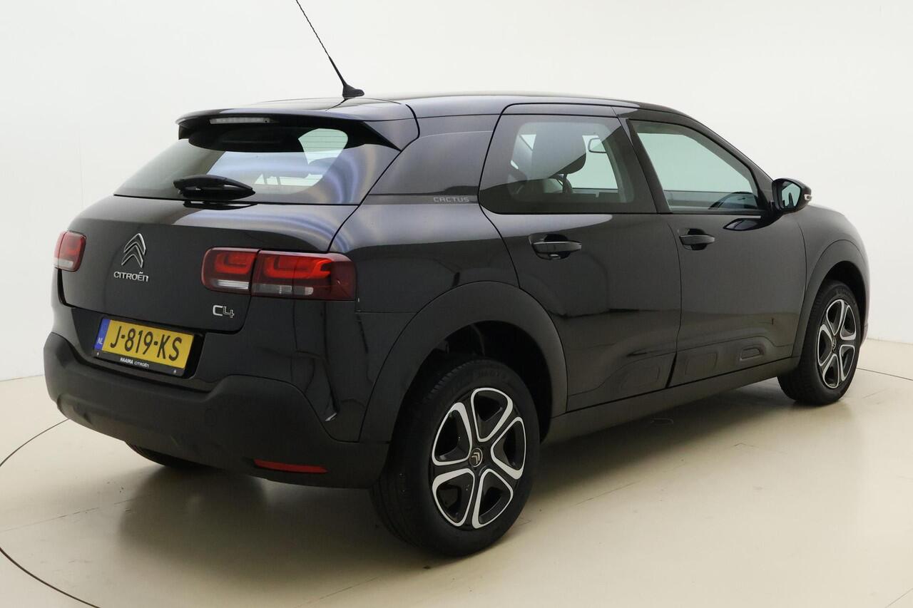 Citroen C4 CACTUS 1.2 PureTech 110pk Feel | Climate control | Parkeersensoren | Navigatie via Carplay | Weinig kilometers | Cruise Control | DAB+ radio