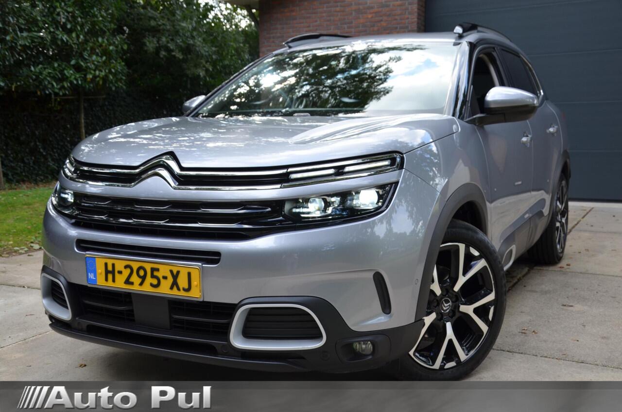 Citroen C5 Aircross 1.2 PureTech Shine Automaat/Navi/Pdc/Ecc/Achteruitrijcamera/Stoelverwarming/Trekhaak met afneembare kogel/Volledig digitaal instrumentenpaneel/Cr-Controle/Privacy-Glass/19-Inch Lmv