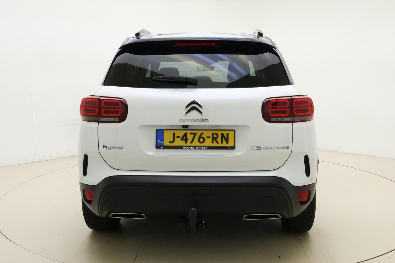 Citroen C5 Aircross 1.6 Plug-in Hybrid Shine 225 PK | 8-Traps Automaat | Elektrisch bedienbare achterklep | Trekhaak | Camera | Lederen bekleding | Navigatie | Cruise Control | 1e eigenaar