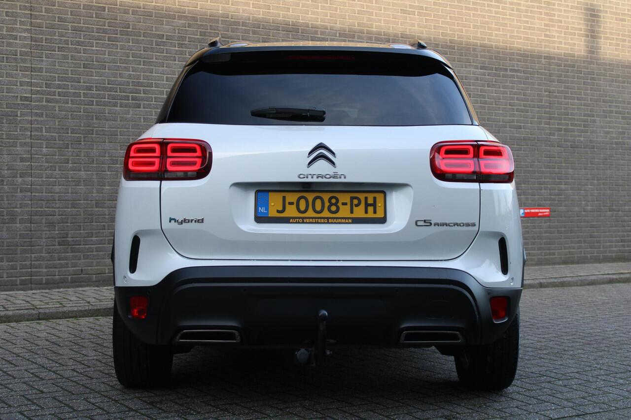 Citroen C5 Aircross 1.6 Plug-in Hybrid 225 Shine inclusief batterijcertificaat, Navigatie, Applecarpl./Andr. Auto, Airco, 19" inch LM velgen