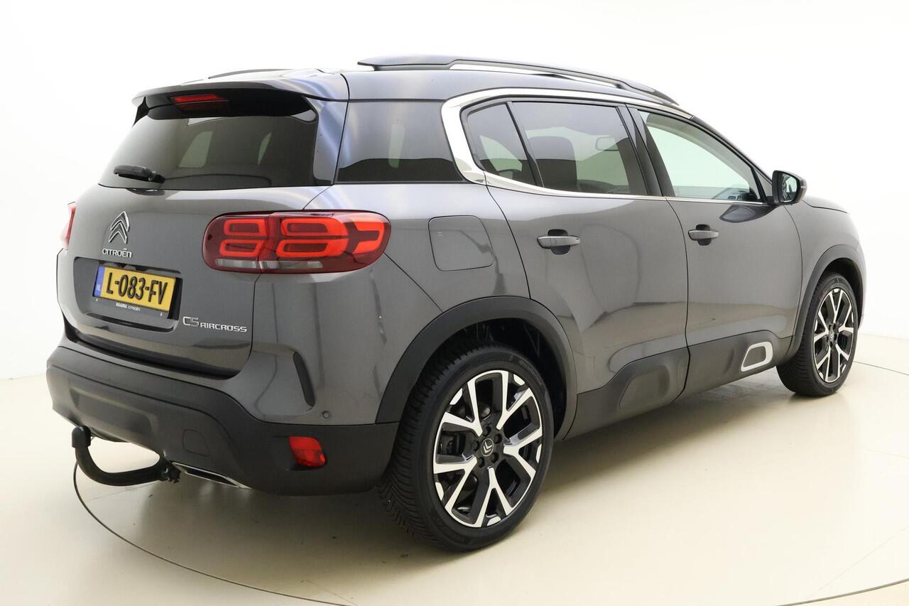 Citroen C5 Aircross 1.2 PureTech 130pk Business Plus | Automaat | Panoramadak | Lederen bekleding | Trekhaak | Camera's voor en achter | Dode hoekbewaking | 19inch velgen