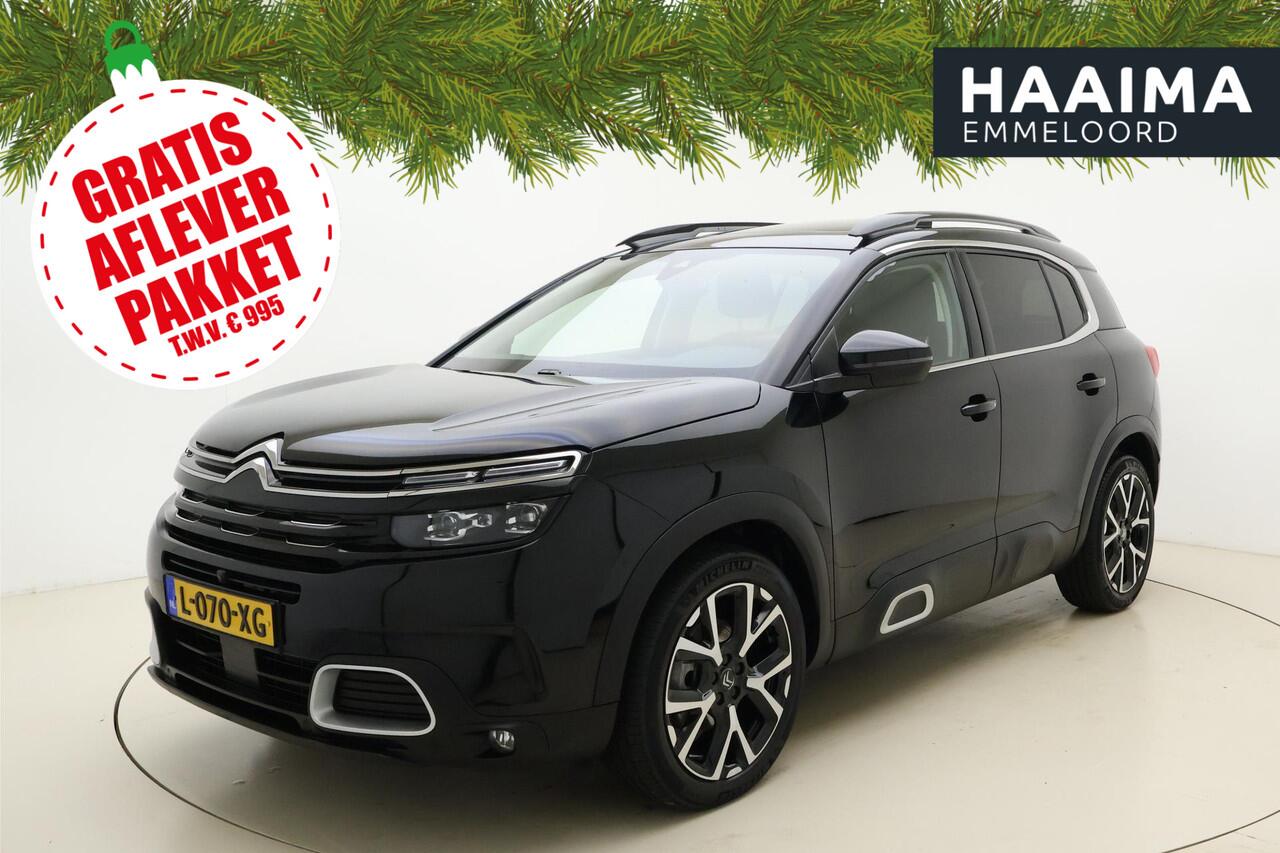 Citroen C5 Aircross 1.2 PureTech 130pk Business Plus |Automaat | Panoramisch schuifdak | Navigatie | Camera | Stoelverwarming | Lichtmetalen velgen | Dakrails | Extra getint glas