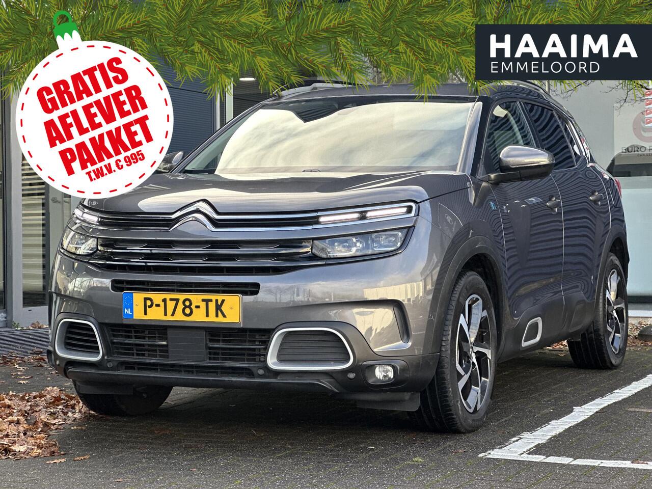 Citroen C5 Aircross 1.6 Plug-in Hybrid 225 Shine | Stoelverwarming/-massage/-geheugen | Comfort seats | Draadloze telefoonlader | Trekhaak | Navigatie | Adaptive Cruise Control | Apple Carplay/Android Auto | Climate Control | Dodehoekdetectie | Keyless Entry/Start |