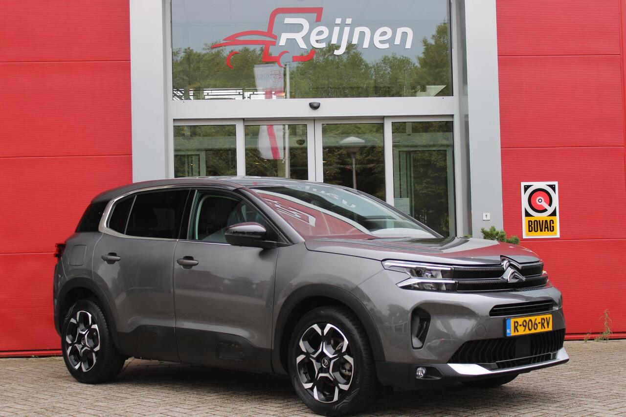 Citroen C5 Aircross 1.2 130PK AUTOMAAT FEEL | APPLE CARPLAY/ANDROID AUTO | ACHTERUITRIJ CAMERA | KEYLESS ENTRY/START | LED KOPLAMPEN | CRUISE CONTROL | CLIMATE CONTROL | DAB+ RADIO | ALL SEASON BANDEN | 18" LICHTMETALEN VELGEN |