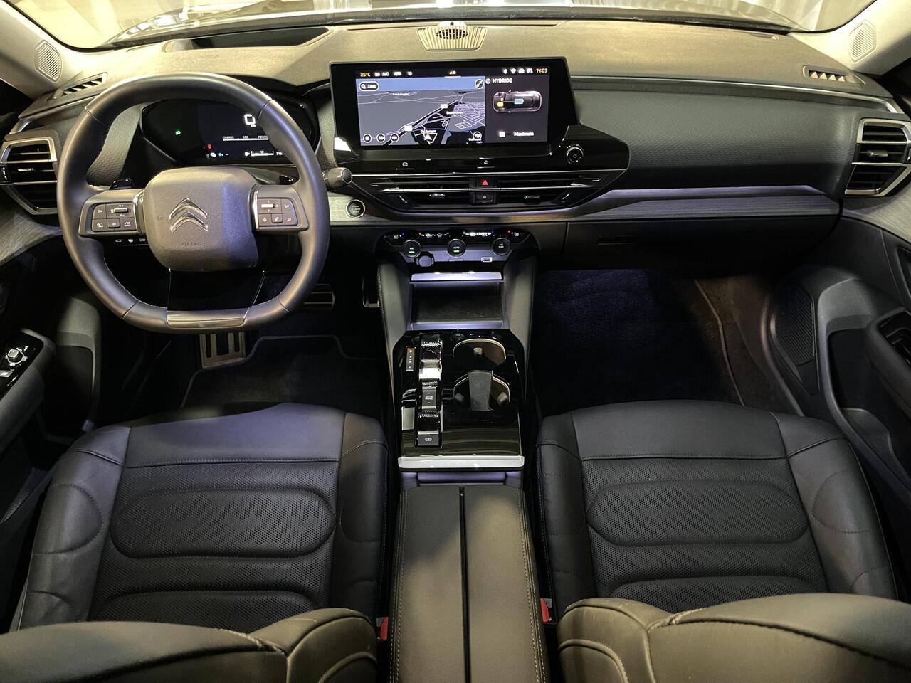 Citroen C5 X 1.6 Plug-in Hybrid 225 Shine 19''/Leder + memory/Elektrische klep/Dodehoek/Head-up display/Keyless/Stuur+stoelverwarming/DAB+/Camera