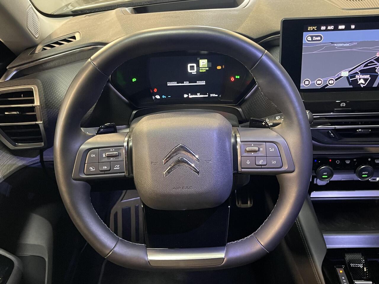 Citroen C5 X 1.6 Plug-in Hybrid 225 Shine 19''/Leder + memory/Elektrische klep/Dodehoek/Head-up display/Keyless/Stuur+stoelverwarming/DAB+/Camera