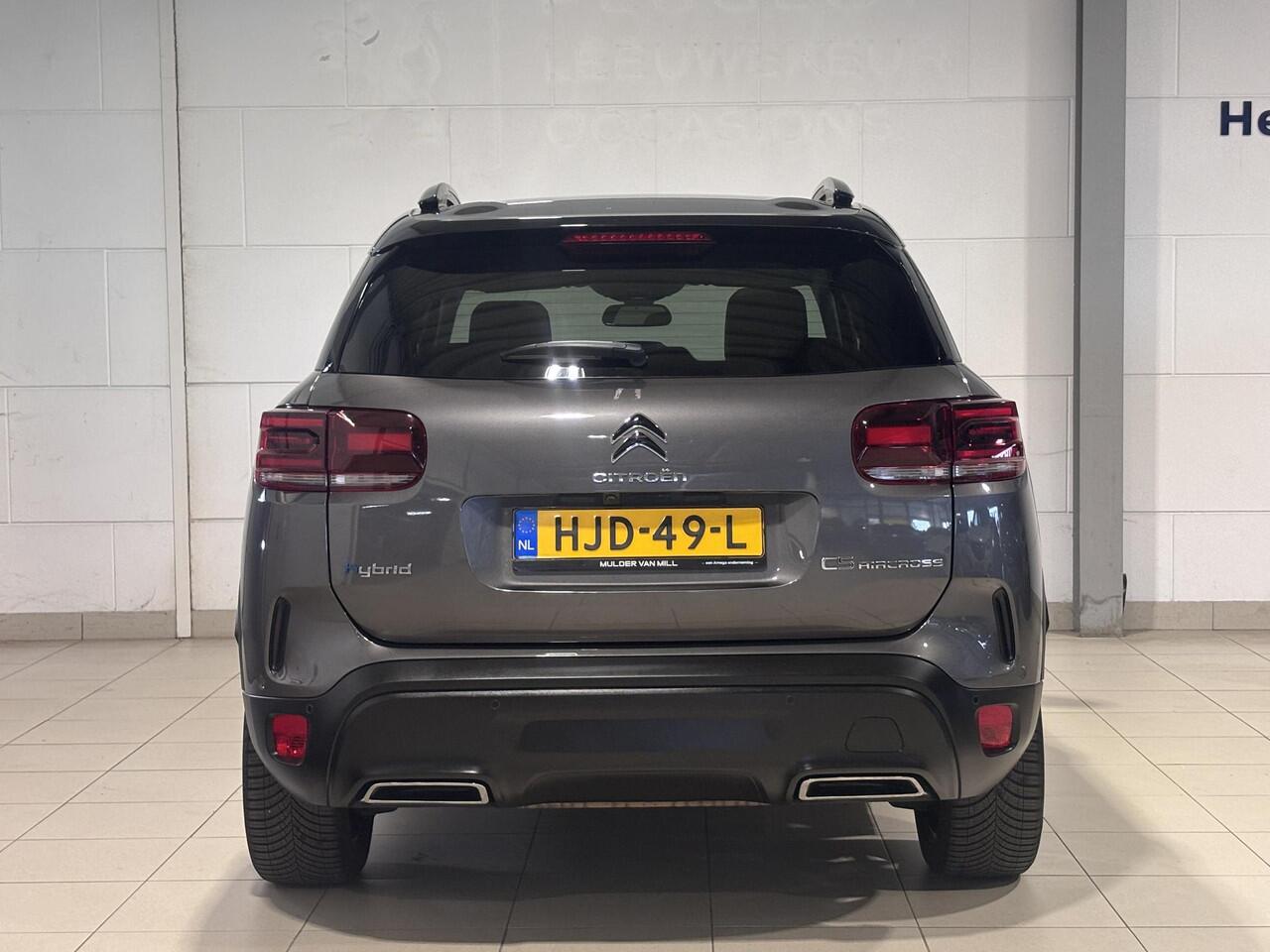 Citroen C5 Aircross Shine Pack 1.6 HYbrid PHEV 225pk e-EAT8 | TWO-TONE! | SCHUIF/KANTELDAK | PARK ASSIST | ADAPTIVE CRUISE | 360° CAMERA | NAVI | LEDER | STOELVERW. | DAB+
