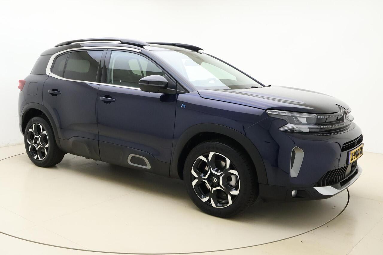 Citroen C5 Aircross 1.6 Plug-in Hybrid Max 180 PK | Automaat | Afneembare Trekhaak | Lederen Bekleding | Panorama Dak | Elektrisch verstelbare Stoelen | Cruise Control | Mirror Screen | Draadloze telefoonlader