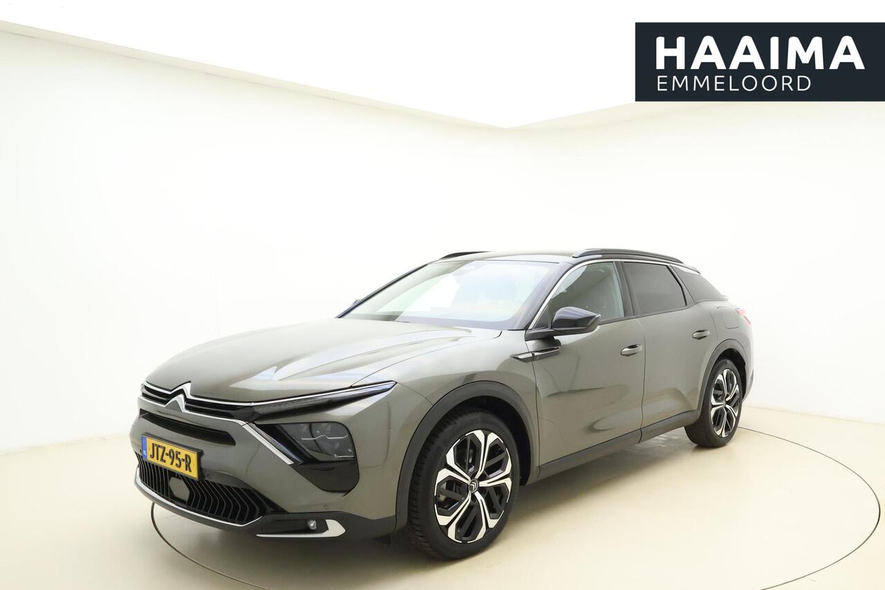Citroen C5 X 1.6 Plug-in Hybrid 225 Shine Automaat | Navigatie | Stoel & Stuurverwarming | Keyless | Lederen bekleding | Dakrails | Extra getint glas | Camera