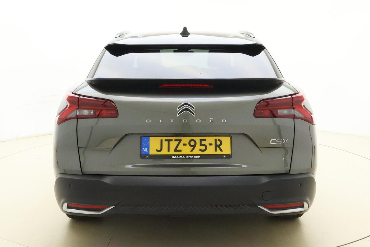 Citroen C5 X 1.6 Plug-in Hybrid 225 Shine Automaat | Navigatie | Stoel & Stuurverwarming | Keyless | Lederen bekleding | Dakrails | Extra getint glas | Camera