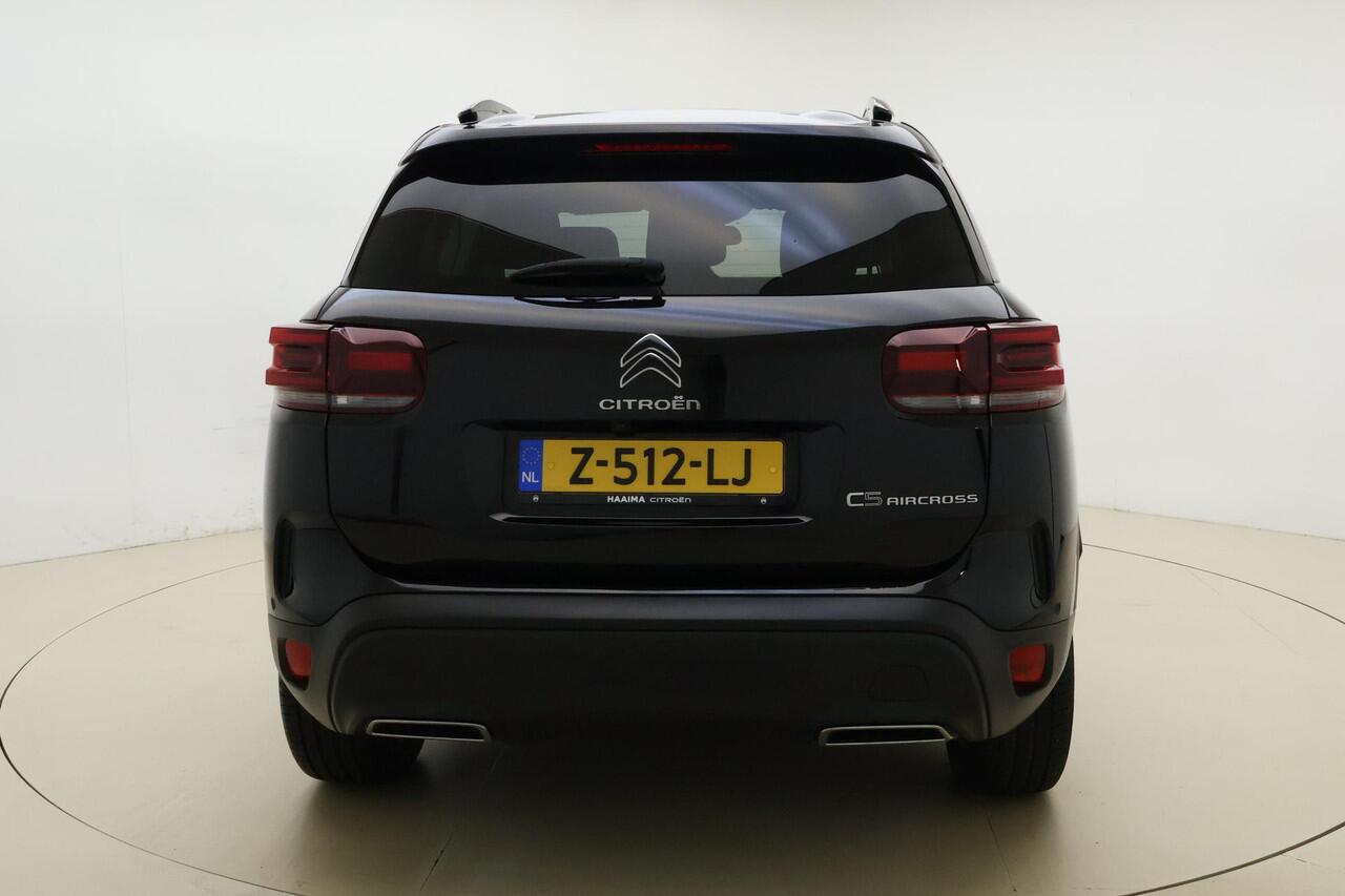 Citroen C5 Aircross 1.2 Hybrid 136pk Plus | Adaptive Cruise Control | Climate Control | Apple Carplay/Android Auto | Parkeercamera/-sensoren | Dodehoekdetectie | Comfort Seats | Alcantara | PHC onderstel | Full LED |