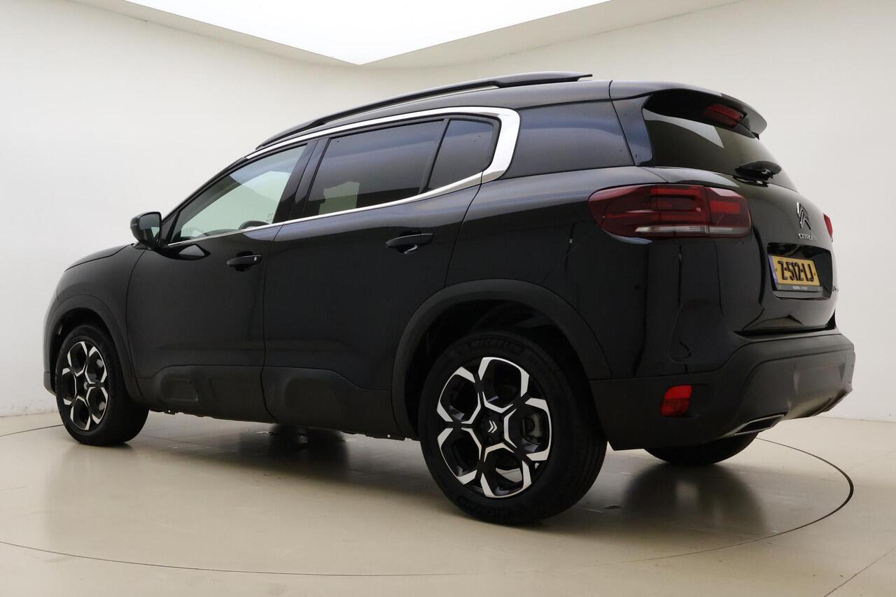 Citroen C5 Aircross 1.2 Hybrid 136pk Plus | Adaptive Cruise Control | Climate Control | Apple Carplay/Android Auto | Parkeercamera/-sensoren | Dodehoekdetectie | Comfort Seats | Alcantara | PHC onderstel | Full LED |