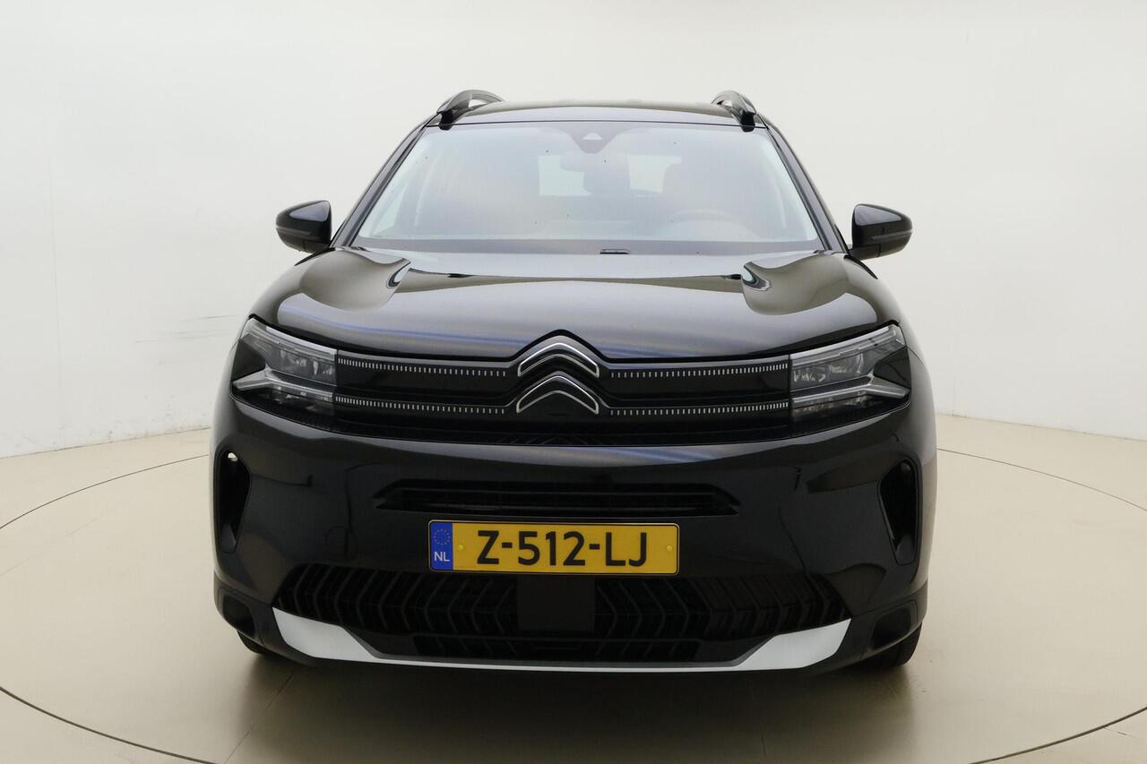 Citroen C5 Aircross 1.2 Hybrid 136pk Plus | Adaptive Cruise Control | Climate Control | Apple Carplay/Android Auto | Parkeercamera/-sensoren | Dodehoekdetectie | Comfort Seats | Alcantara | PHC onderstel | Full LED |
