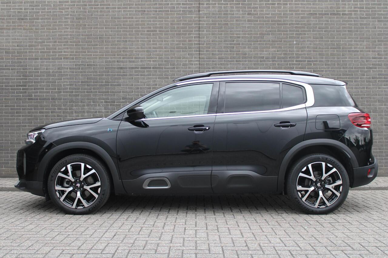 Citroen C5 Aircross 1.6 Plug-in Hybrid 225 Shine Automaat, Lederen bekleding, Navigatie, Applecarpl./Andr. Auto, Dodehoek detectie, CruiseControl
