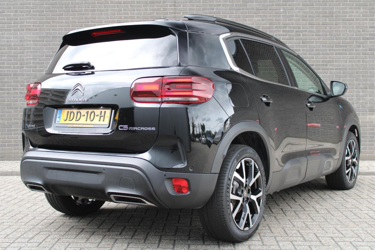 Citroen C5 Aircross 1.6 Plug-in Hybrid 225 Shine Automaat, Lederen bekleding, Navigatie, Applecarpl./Andr. Auto, Dodehoek detectie, CruiseControl
