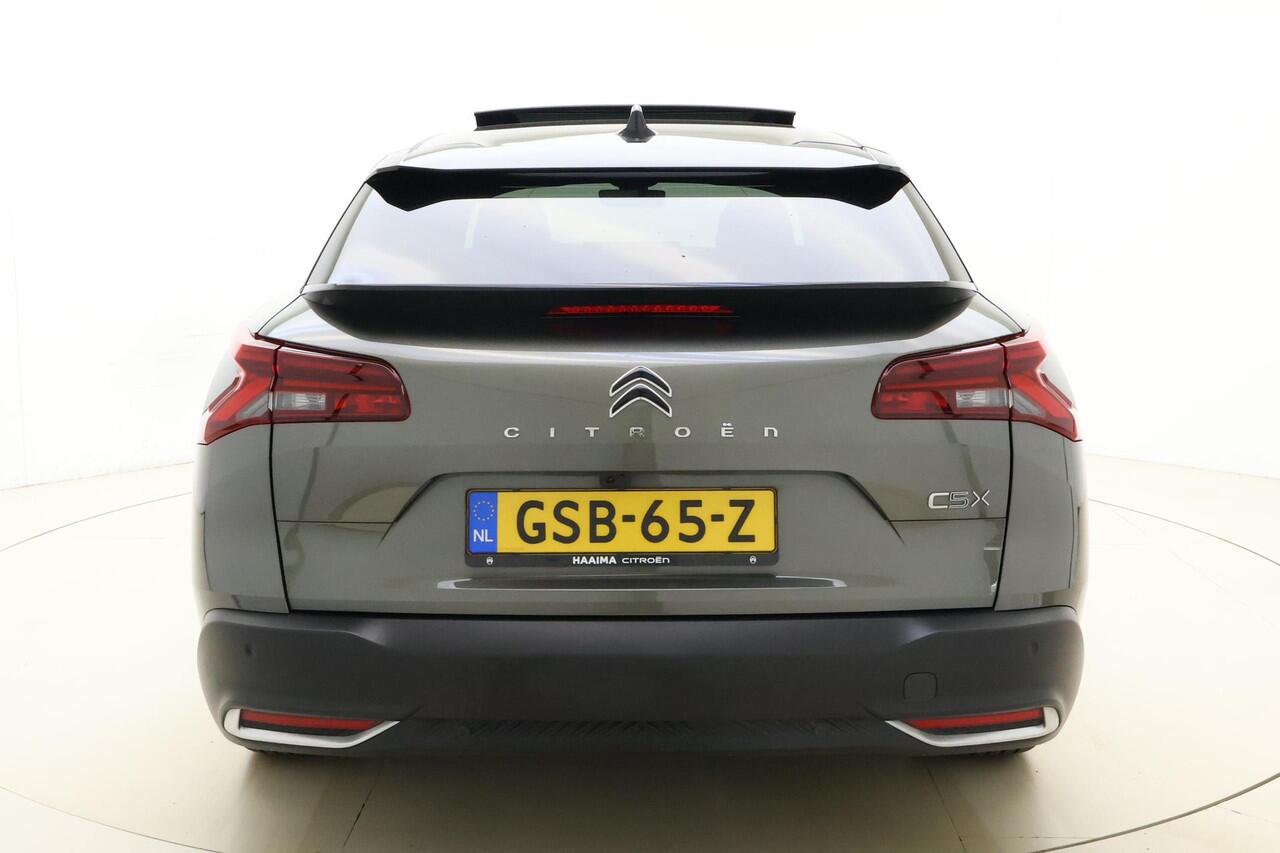 Citroen C5 X 1.6 Plug-in Hybrid 225 Shine Automaat | Navigatie | Massagestoelen | Schuif/kanteldak | Lichtmetalen velgen | Lederen bekleding | Memory functie | Keyless