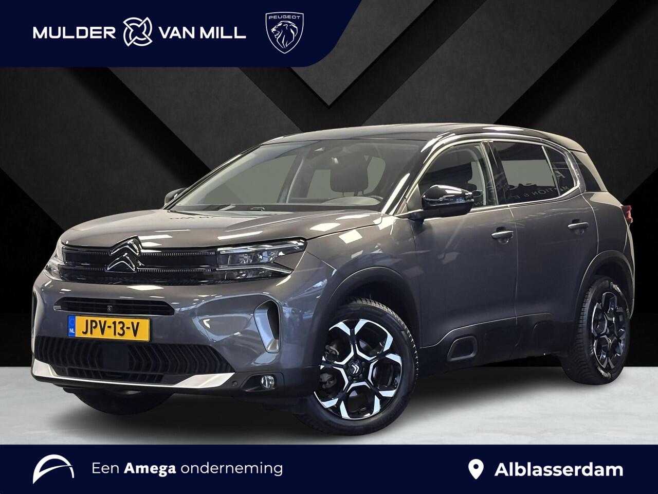 Citroen C5 Aircross Max Shine 1.2 Hybrid 145pk e-DSC6 | TWO-TONE | HANDSFREE A.KLEP | ALCANTARA/LEDER | 360° CAMERA | ADAPTIVE CRUISE | STOELVERW. | NAVI | DAB+