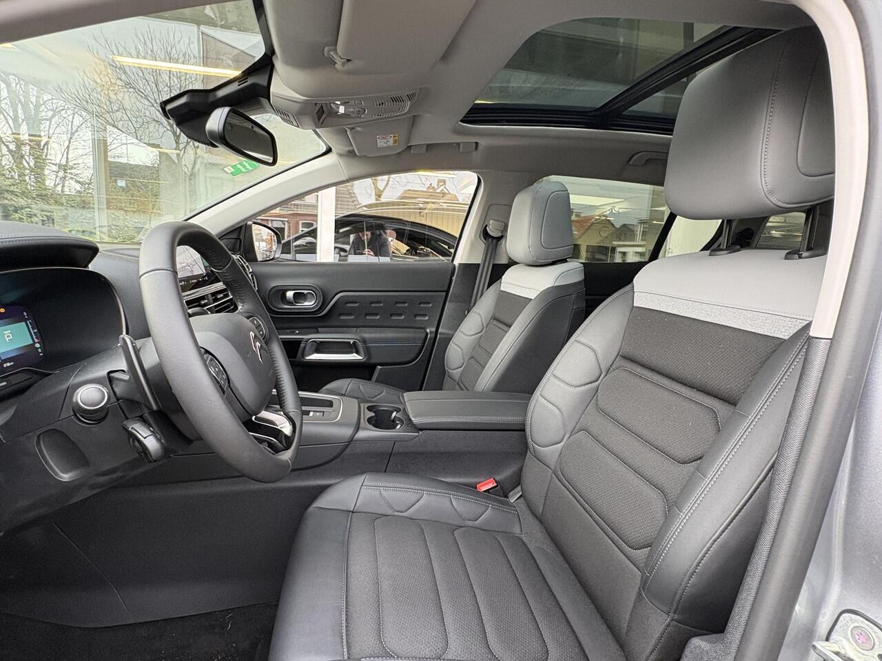 Citroen C5 Aircross 1.6 Plug-in Hybrid 180 Max | Schuif-/kanteldak | Adaptieve Cruise | 360gr Camera | Keyless Entry | Elektr. achterklep | PHC Vering | Comfort Seats