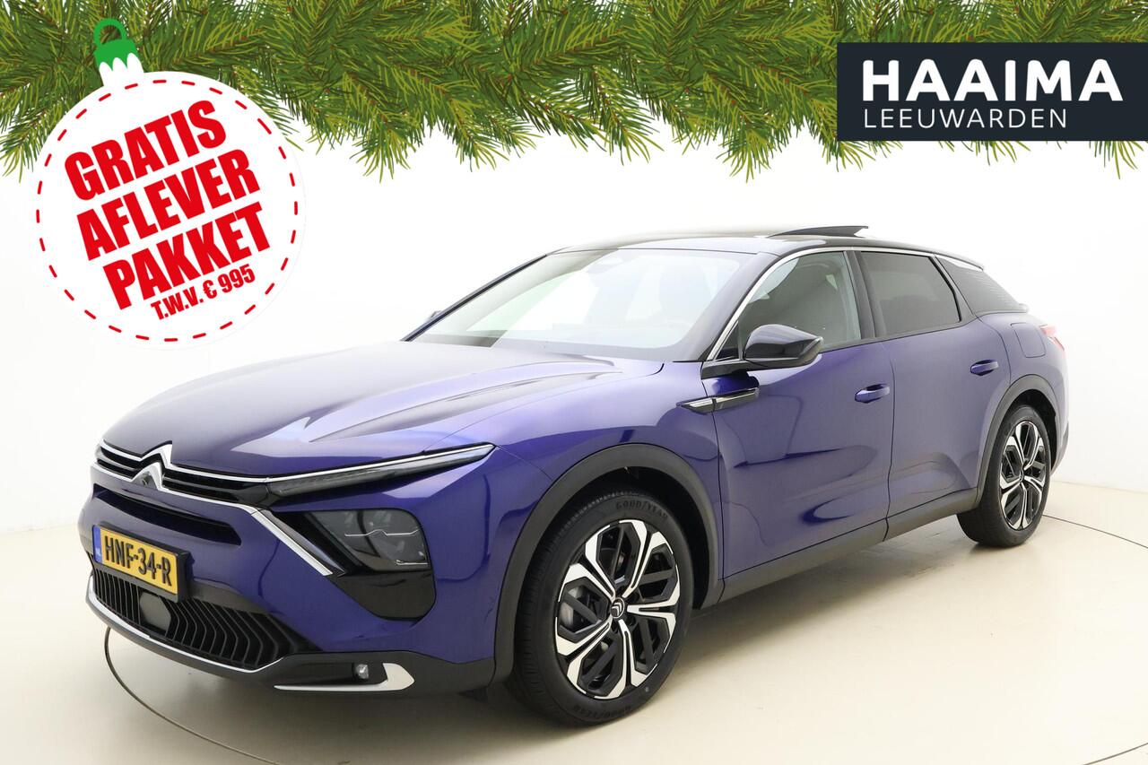Citroen C5 X 1.6 Plug-in Hybrid Max 225 PK | Automaat | Schuif/kanteldak | Camera | Parkeersensor | Lederen bekleding | Stoelverwarming | Cruise Control | 1e eigenaar | Dealer Onderhouden