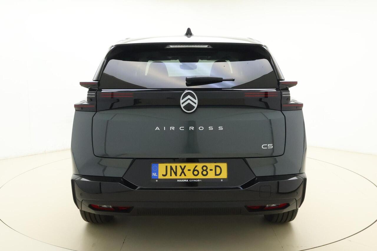Citroen C5 Aircross 1.2 Hybrid 145 Max Automaat | Panoramisch schuif-kanteldak | 360 vision | Elektrisch bedienbare Achterklep | Draadloze telefoonlader | Elektrisch bedienbare Stoelen | Nieuw uit voorraad
