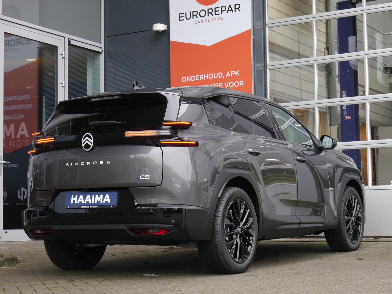 Citroen C5 Aircross Max Comfort Range 73 kWh | Nieuwe auto | 520km Wltp | Elektrisch te verstellen voorstoelen | Stoelverwarming en ventilatie | Stuurverwarming | 20 inch lichtmetalen velgen | Warmtepomp | Panorama dak