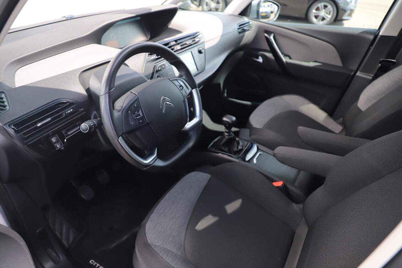 Citroen GRAND C4 PICASSO SpaceTourer 1.2 PureTech Business 7p 7 Persoons Navigatie Achteruitrijcamera Clima Cruise Getint Glas Carplay Android