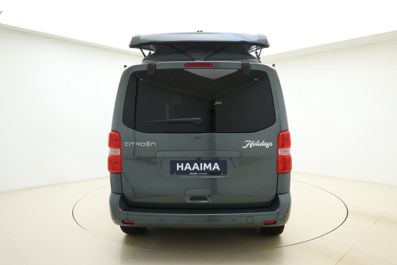 Citroen Holidays MAX 4- Persoons l Zeer compleet l Kachel l Hefdak + Bed l Keuken (Gas, Water, Koelkast) l Verwarmbare stoelen- en stuurwiel l Camera l Full-LED l 10'' Infotainment met Apple Carplay & Android Auto l Digital Dashboard l Lichtmetalen velgen