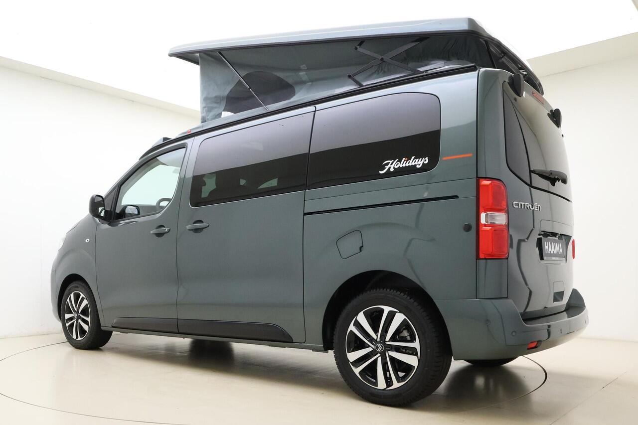 Citroen Holidays MAX 4- Persoons l Zeer compleet l Kachel l Hefdak + Bed l Keuken (Gas, Water, Koelkast) l Verwarmbare stoelen- en stuurwiel l Camera l Full-LED l 10'' Infotainment met Apple Carplay & Android Auto l Digital Dashboard l Lichtmetalen velgen