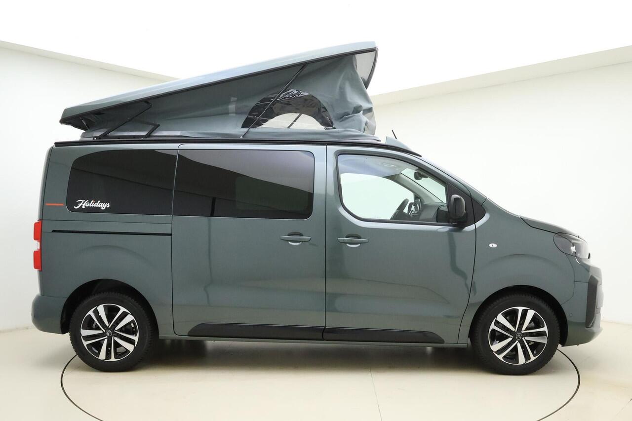 Citroen Holidays MAX 4- Persoons l Zeer compleet l Kachel l Hefdak + Bed l Keuken (Gas, Water, Koelkast) l Verwarmbare stoelen- en stuurwiel l Camera l Full-LED l 10'' Infotainment met Apple Carplay & Android Auto l Digital Dashboard l Lichtmetalen velgen