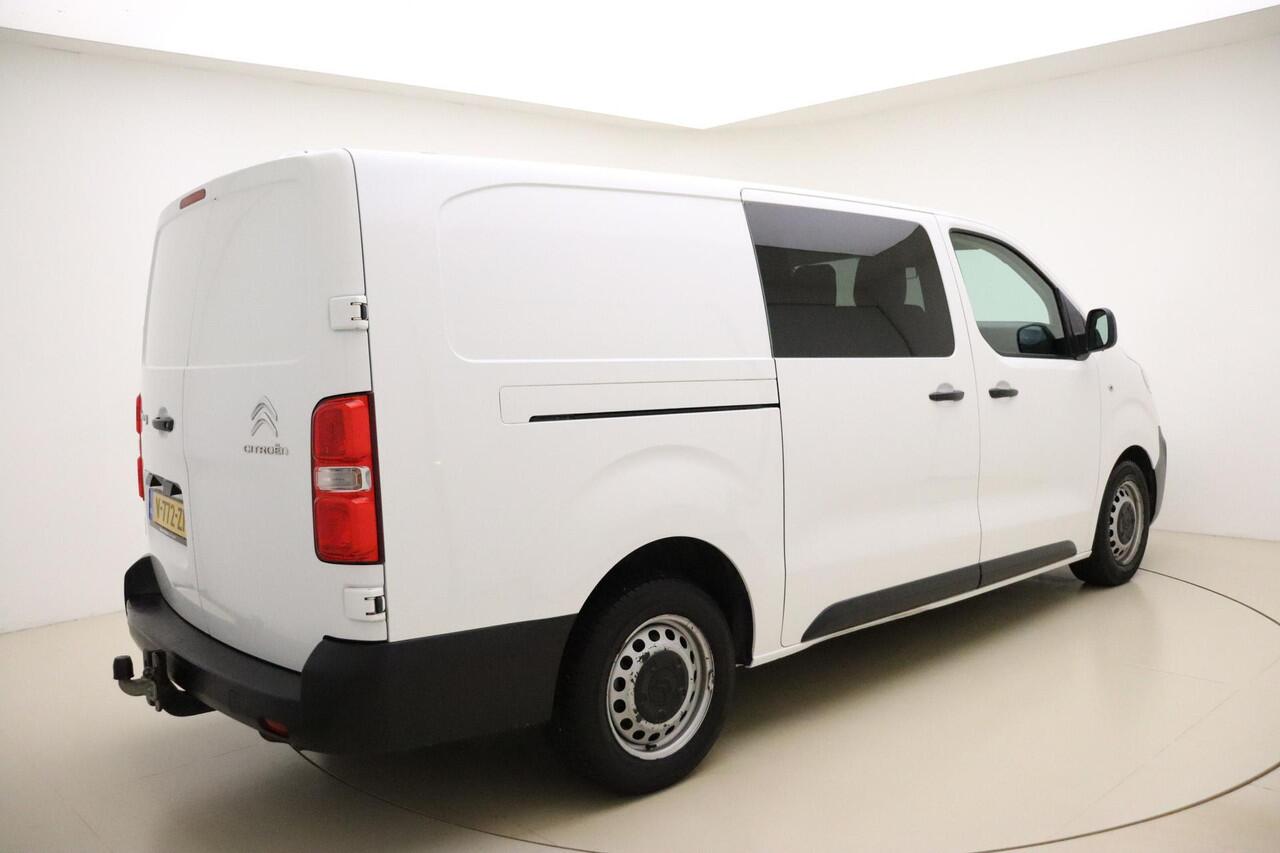 Citroen JUMPY 2.0 BlueHDI 120 HDI Dubbel Cabine Citroen Jumpy 2.0 BlueHDI 120 Club XL DC S&S | Trekhaak | 6-Zits | Lederen Bekleding | Cruise Control | Airco | Laadvloer met Lat-om-Lat