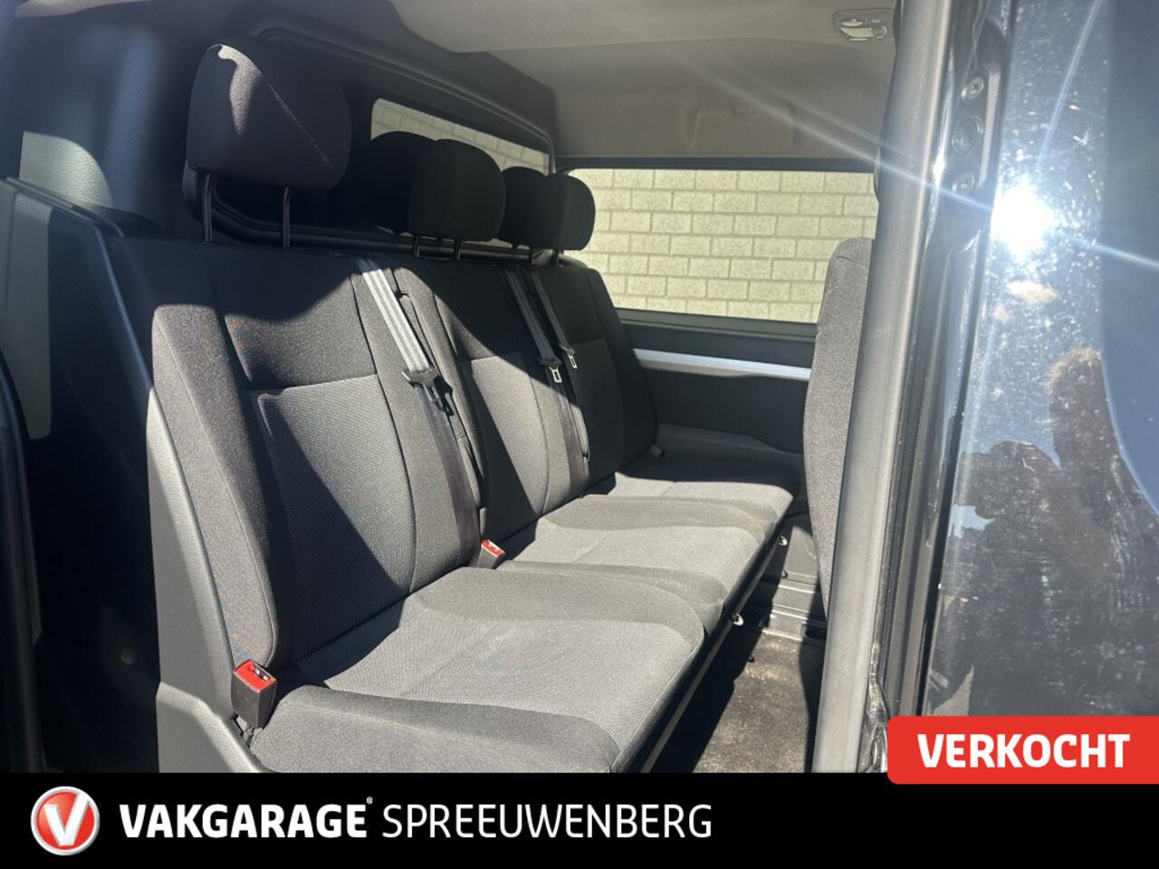 Citroen JUMPY 6.pers. 2.0 BlueHDI120, Dubbele cabine, cruise, Euro6,