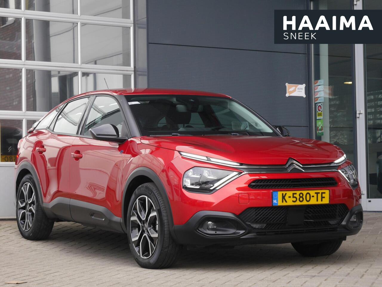 Citroen ë-C4 Feel Edition 50 kWh | Stoel en stuurverwarming | Head up display | Navigatie | Climate control | SOH waarde 89% | 18 inch lichtmetalen velgen | Achteruitrijcamera | Verwarmde voorruit