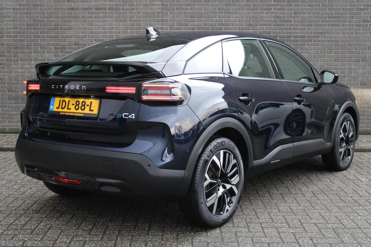 Citroen ë-C4 Business 156pk Extended range 54 kWh Applecarpl./Andr. Auto, Achteruitrijcamera, Voorruit verw., Stoel verw., CruiseControl