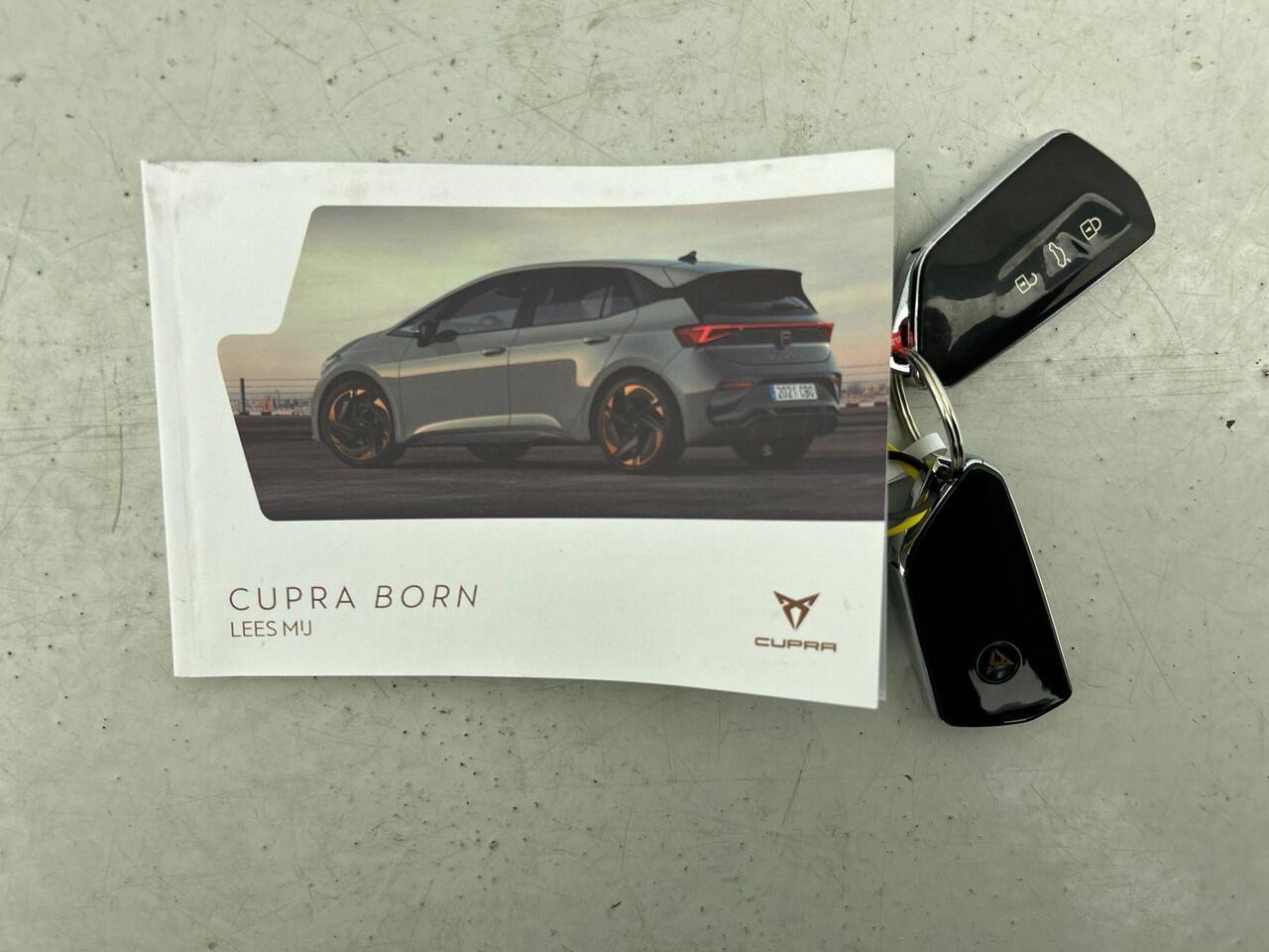 Cupra Born Business 62 kWh Auto. Navigatie Apple Carplay/ Android Auto Camera Parkeersensoren Adaptive Cruise Control Stoel- en stuurverwarming Full Led Climate Control Lichtmetalen velgen