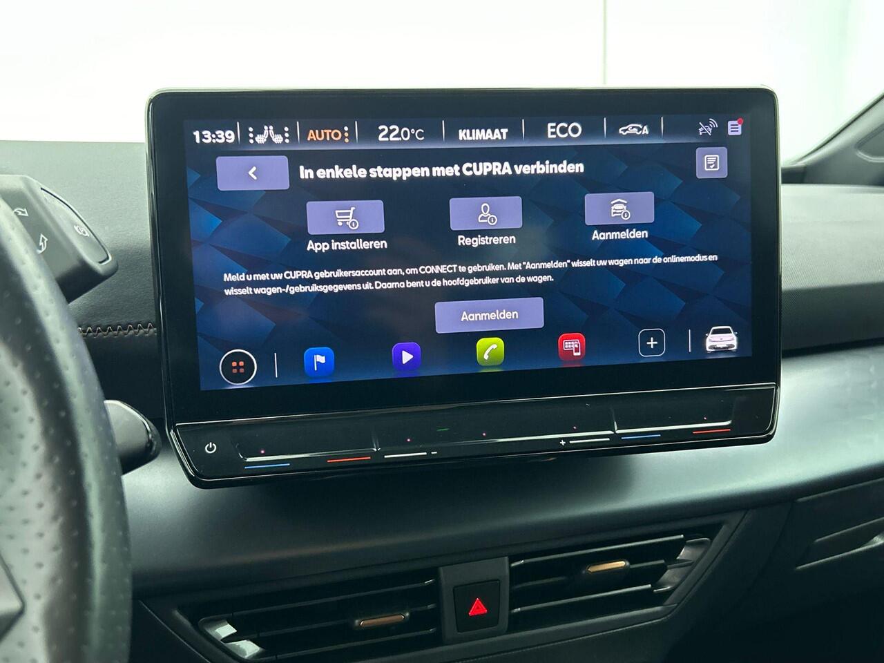 Cupra Born Business 62 kWh Auto. Navigatie Apple Carplay/ Android Auto Camera Parkeersensoren Adaptive Cruise Control Stoel- en stuurverwarming Full Led Climate Control Lichtmetalen velgen