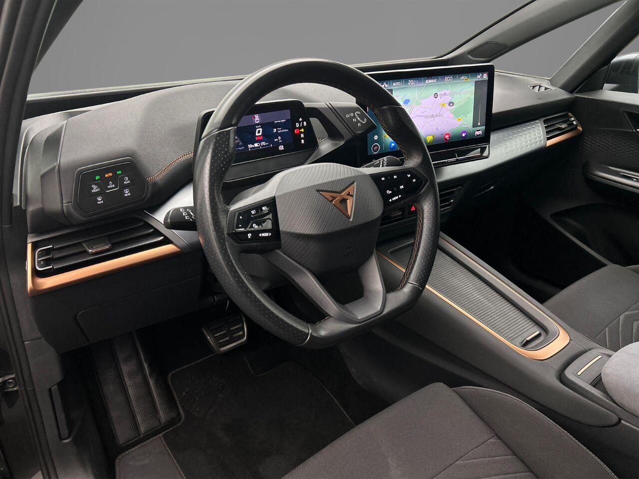 Cupra Born Adrenaline One 204pk Automaat Adaptive cruise control, Navigatie, Achteruitrijcamera, Stuurwiel verwarmd, LED koplampen, Parkeersensoren, Stoelverwarming