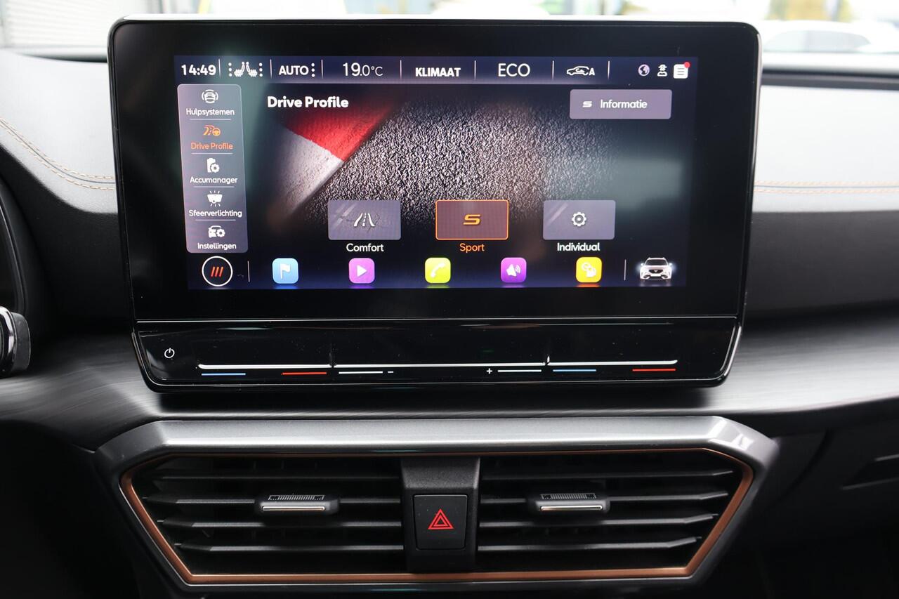 Cupra Formentor 1.4 Business Edition 204PK | 1e Eigenaar | Dealer Onderh. | BTW | 2 Laadkabels | Sfeer | Stoel/Stuur Verwarming | Full Link Activatie | Ad Cruise | Full Led | Keyless | PDC