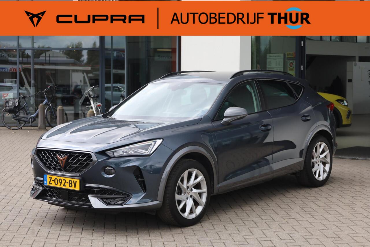 Cupra Formentor 1.4 TSI e-Hybrid Essential 204PK / 150kW, Achteruitrijcamera, adaptieve cruise control (acc), multifunctioneel verwarmbaar stuurwiel, winterpakket, 18'' LMV, getinte ruiten achter, parkeersensoren voor + achter, full LED koplampen
