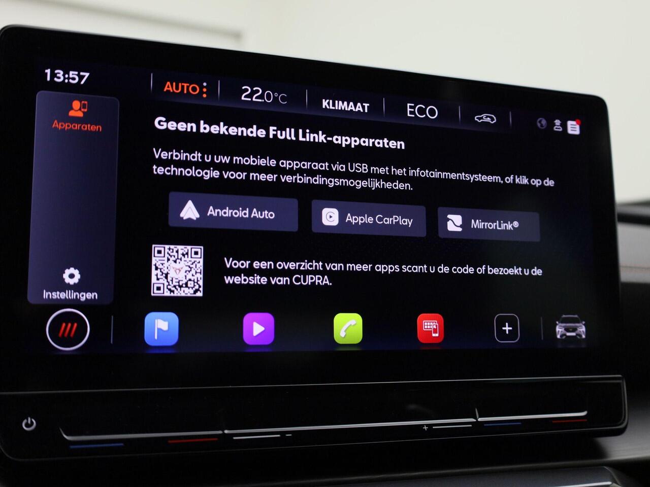 Cupra Formentor 1.4e-Hybrid PHEV 204PK DSG Business · Navigatie · Apple/Android Car Play · Leder/Stof