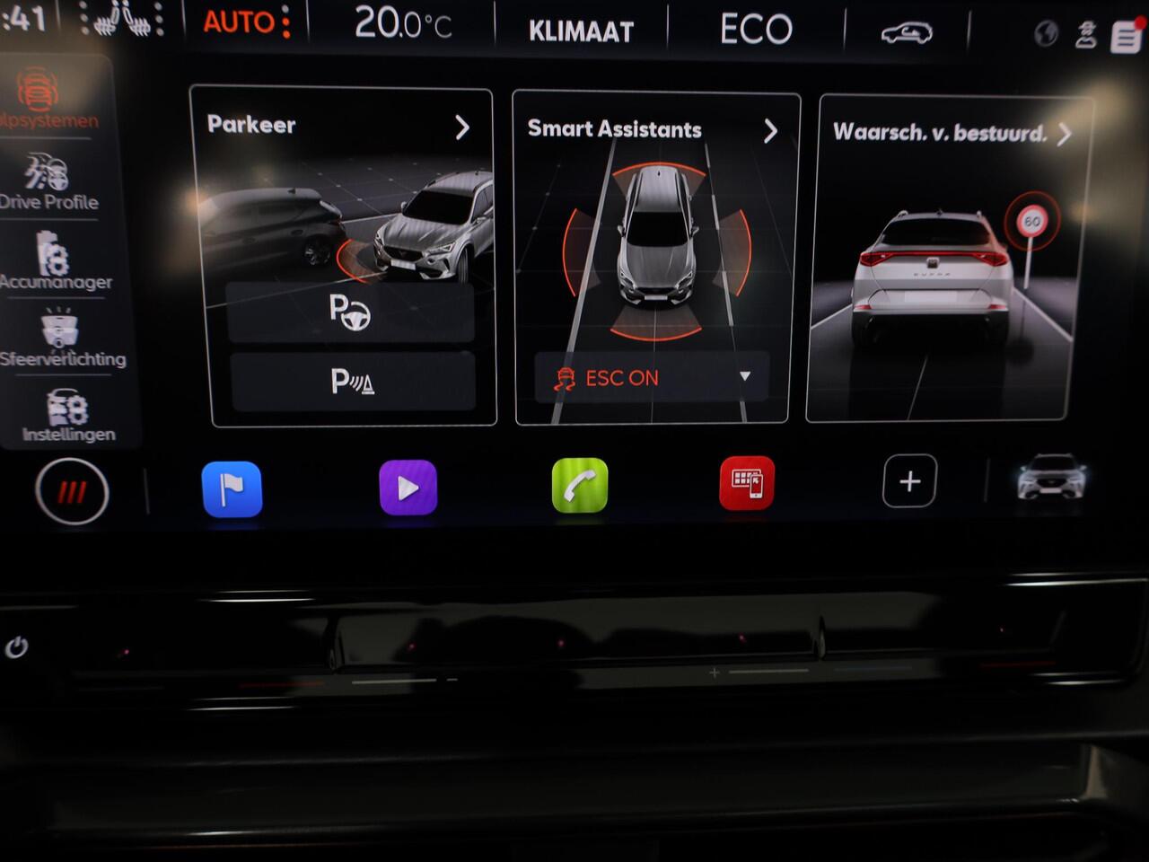 Cupra Formentor 1.4 e-Hybrid VZ Performance 245 pk Automaat (DSG) | Navigatie | Panoramadak | Parkeersensoren (Park assist) | Rondomzicht camera | Stoelverwarming | Elektr. bestuurdersstoel met geheugen |