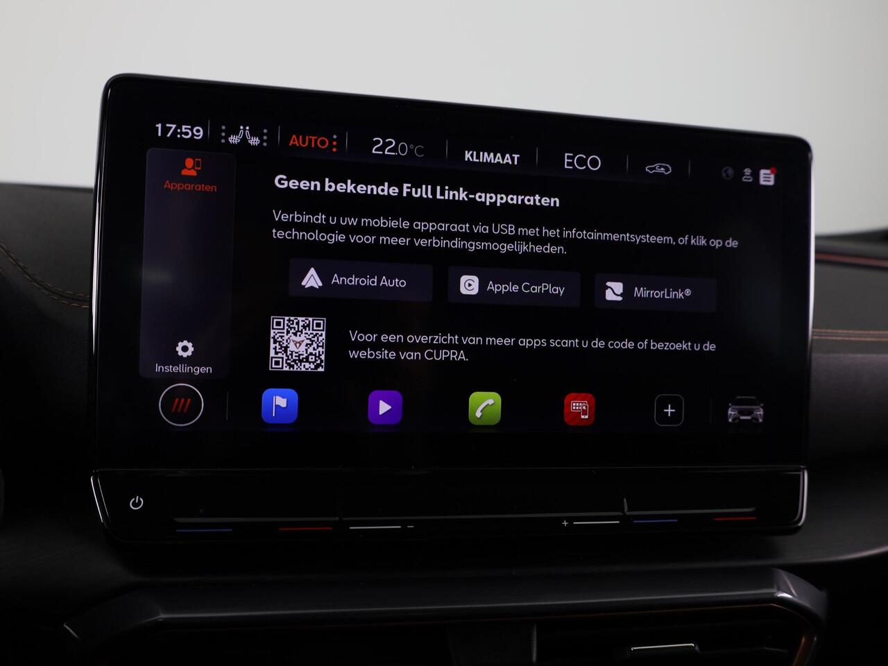 Cupra Formentor 1.4 e-Hybrid VZ Performance 245 pk Automaat (DSG) | Navigatie | Parkeersensoren (Park assist) | Rondomzicht camera | Elektr. bestuurdersstoel met geheugen | Stoelverwarming |