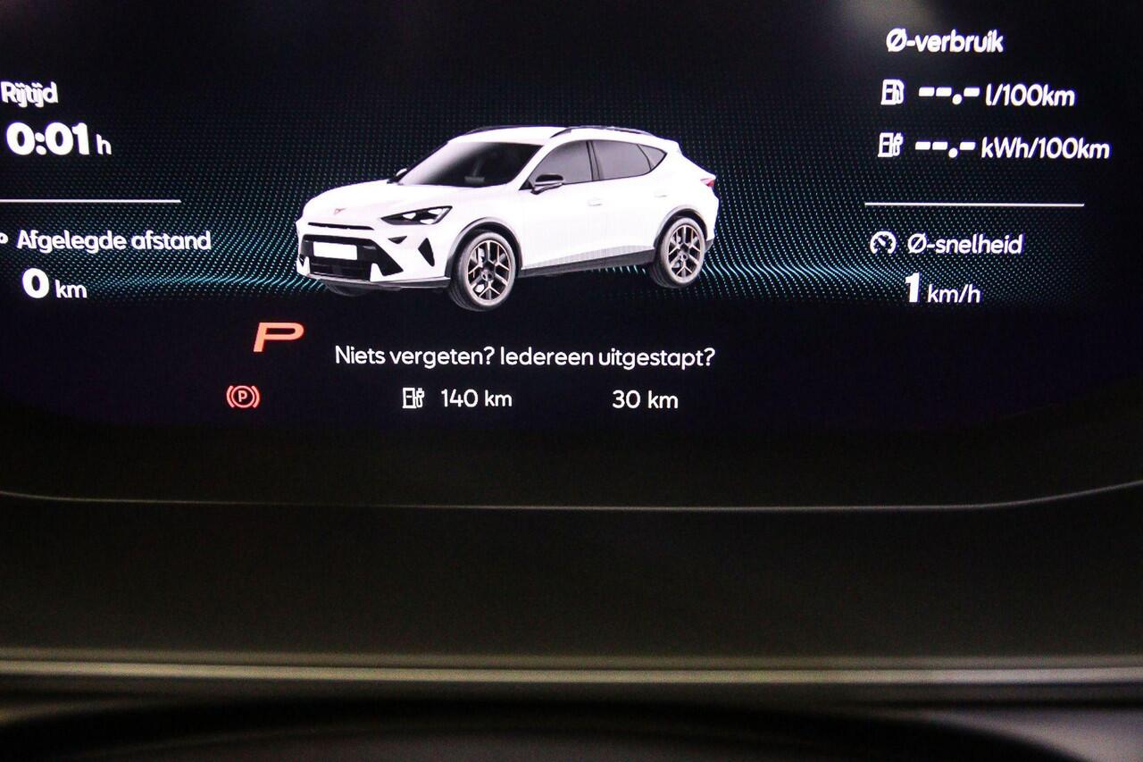 Cupra Formentor Business 1.5 TSI eHybrid 204pk DSG Automaat Panoramadak, Elektrische achterklep, Adaptive cruise control, 360 camera, Achteruitrijcamera, Stuurwiel verwarmd, Navigatie