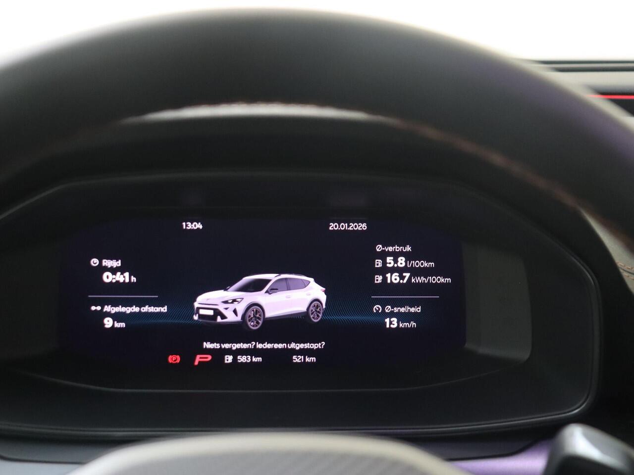 Cupra Formentor 1.5 TSI e-Hybrid VZ Performance | Sennheiser audio | Dodehoek sensor| Adaptieve cruise control | Carplay | Stoelverwarming | Keyless