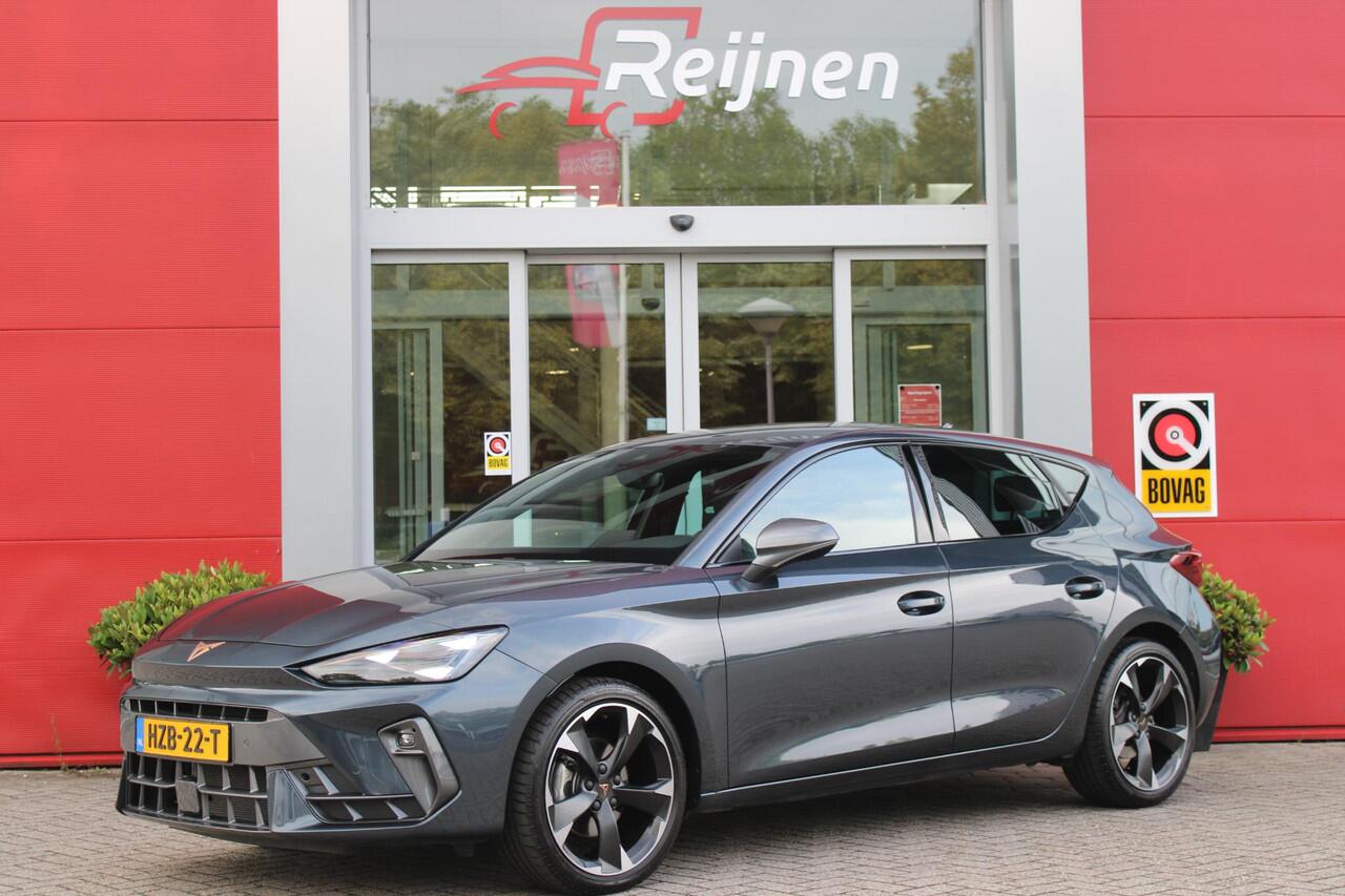 Cupra Leon 1.5 eTSI 150PK BUSINESS EDITION | NIEUW MODEL! | LED MATRIX KOPLAMPEN | DRAADLOZE APPLE CARPLAY/ANDROID AUTO | NAVIGATIE | ACHTERUITRIJ CAMERA | 18" LICHTMETALEN VELGEN "GARBI" | DRAADLOZE TELEFOONLADER | STOEL/STUUR VERWARMING | 12,9" INFORTAINMENT SYST