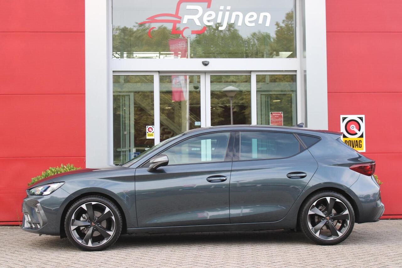 Cupra Leon 1.5 eTSI 150PK BUSINESS EDITION | LED MATRIX KOPLAMPEN | DRAADLOZE APPLE CARPLAY/ANDROID AUTO | NAVIGATIE | ACHTERUITRIJ CAMERA | 18" LICHTMETALEN VELGEN "GARBI" | DRAADLOZE TELEFOONLADER | STOEL/STUUR VERWARMING | 12,9" INFORTAINMENT SYSTEM | ZWARTE HEM