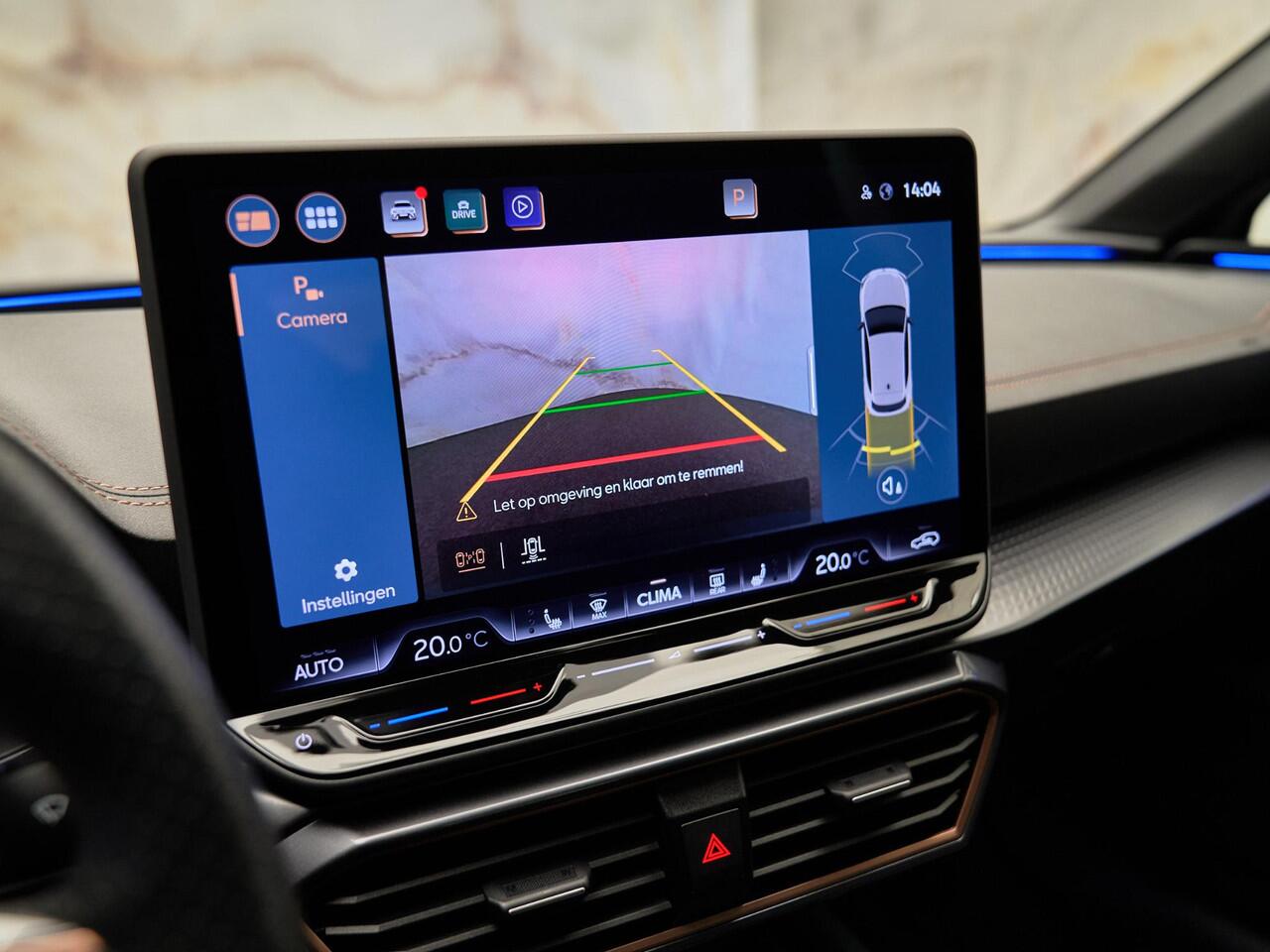 Cupra Leon 1.5 eTSI VZ Performance, Sennheiser, sportkuipstoelen, Matrix-LED, camera, memory, keyless, ACC, 19", privacy,