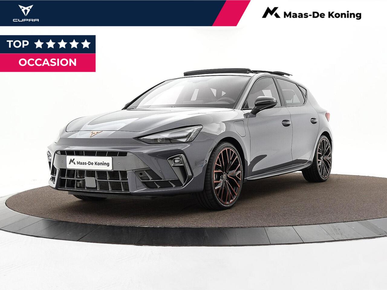 Cupra Leon 1.5 TSI 204pk DSG e-Hybrid VZ Performance · Panoramadak · Camera · Keyless · Dodehoek Detectie · Sennheiser Audio · Elek. Voorstoelen · Carbon Spiegelkappen · 19'' Inch · Garantie t/m 02-02-2030 of 100.000km