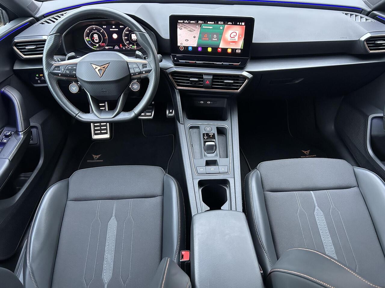 Cupra Leon Sportstourer 1.4 e-Hybrid VZ Performance /Apple & Android carplay/Achteruitrijcamera/Stoel- & stuurverwarming/Parkeer assist./19'' LMV/Cruise & clima contr./ (MET GARANTIE*)