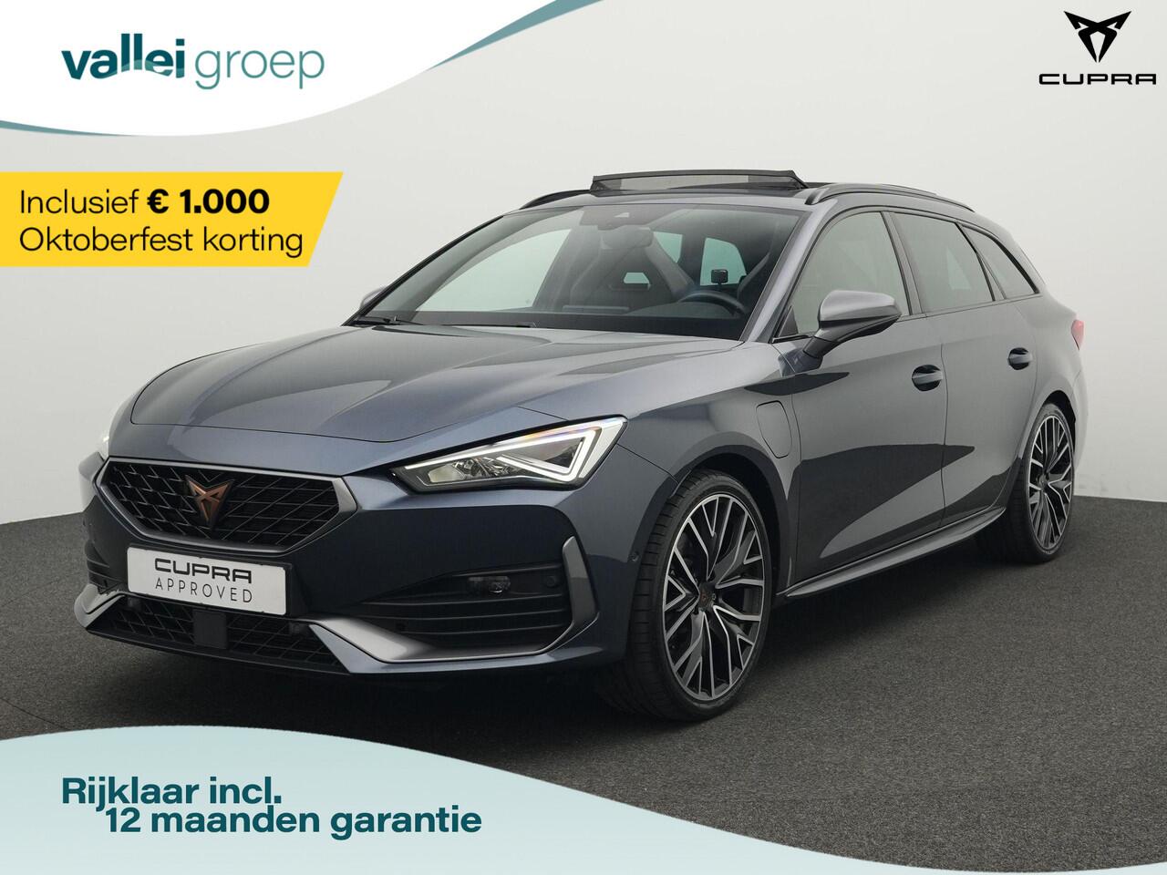 Cupra Leon Sportstourer 1.4 e-Hybrid 245 pk VZ Performance | Panoramadak | Adaptieve onderstelregeling (DCC) | Multifunctioneel CUPRA stuurwiel | Sportonderstel | Adaptive Cruise | 19 inch