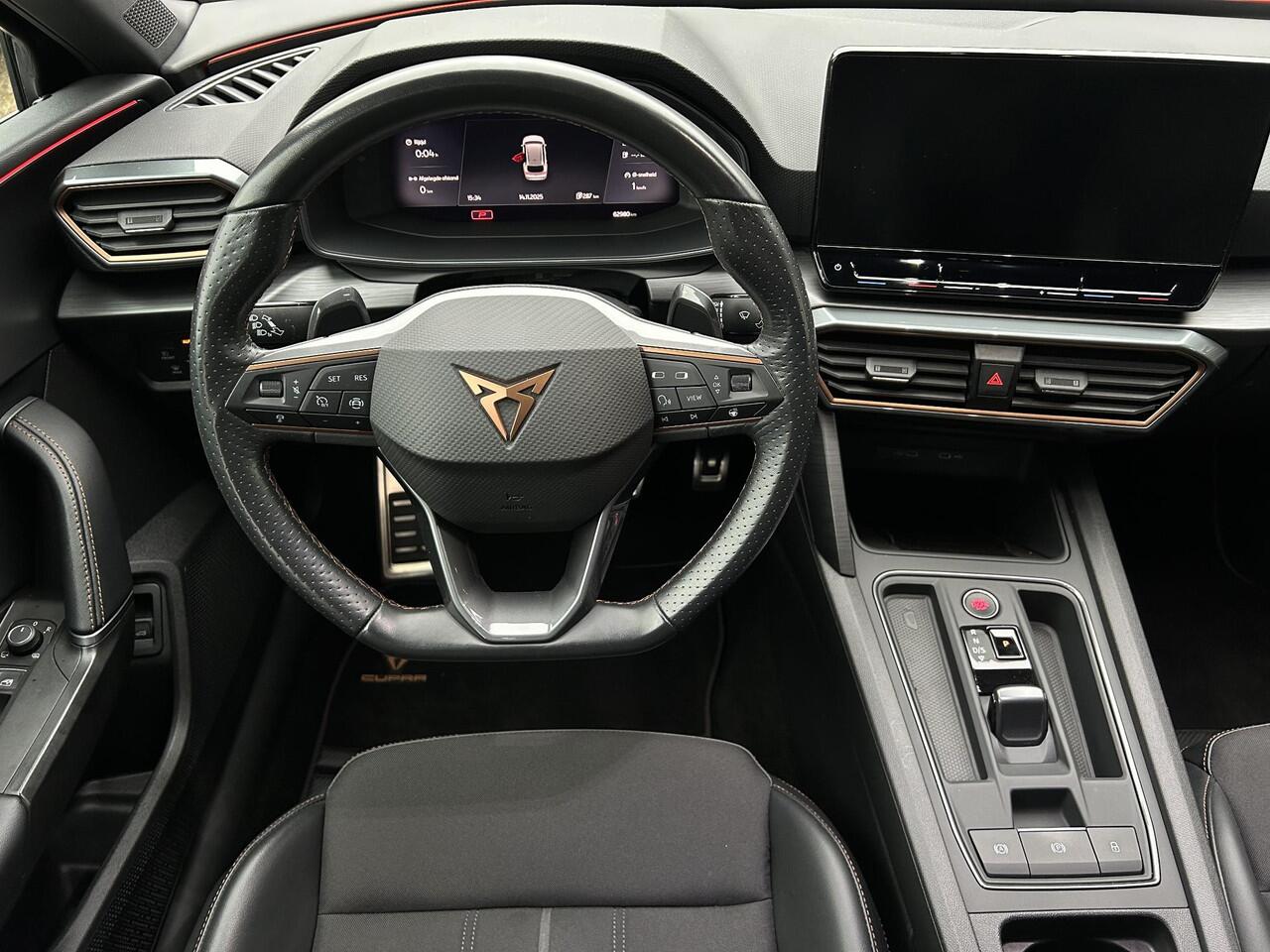 Cupra Leon Sportstourer 1.4 e-Hybrid /Apple & Android Carplay/BTW/Sportstoelen verwarmd/Park. Sens./Keyless/Sfeerverlichting/18'' LMV/ Navi/(MET GARANTIE*)